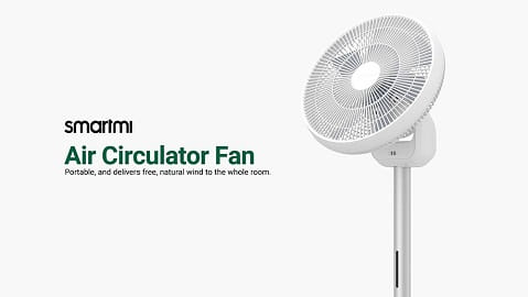 Xiaomi Smartmi Air Circulator Fan Cordless (Rechargeable Standing Fan)