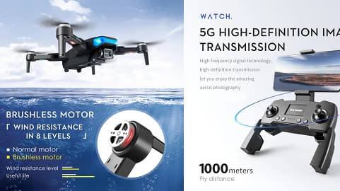 LS-38 5G Wifi GPS FPV 6K Camera RC Drone
