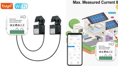 Tuya Wifi Intelligent Energy Meter Solar PV System