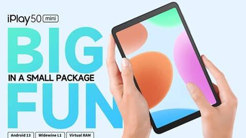 ALLDOCUBE iPlay 50 Mini 4G LTE Tablet (4GB+64GB, Android 13 with Free Case Keyboard Pen)