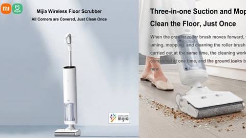 Xiaomi Mijia Wireless Floor Scrubber (Innovative Crawler Roller Brush)