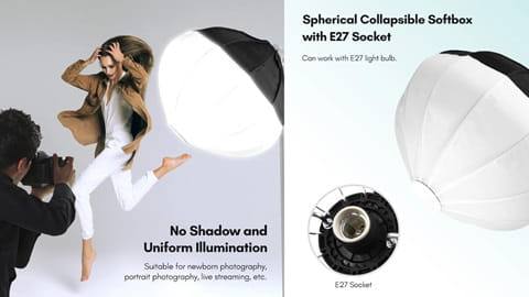Photography Lantern Softbox Lighting Kit (Φωτισμός Studio)