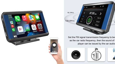 7 Inch Car Stereo BT MP5 Player FM Radio Receiver with Carplay Android Auto