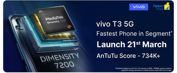 vivo T3 5G Flipkart Poster SoC