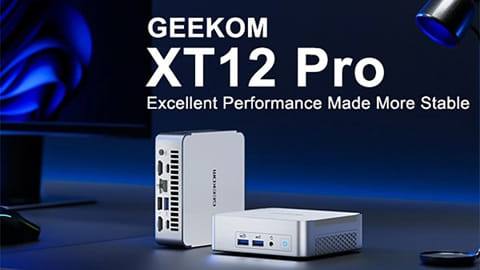 GEEKOM XT12 Pro Mini PC (Intel Core i9-12900H 14 Cores Up to 5.0GHz, 32GB RAM 1TB SSD)