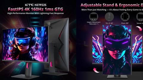 KTC H27P22S 27-inch Gaming Monitor (160Hz 1ms IPS Panel)