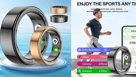 V2 Multi-Functional Smart Ring (Track, Monitor, and Improve Your Health)