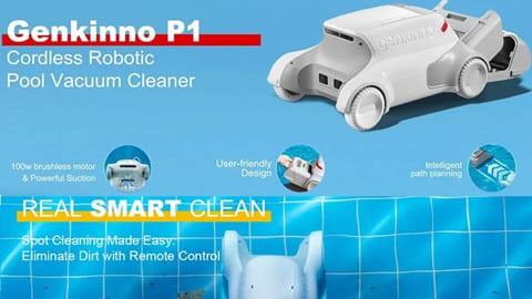 Genkinno P1 Cordless (Αυτόματη σκούπα για πισίνες)
