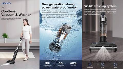 Xiaomi JIMMY HW9 Cordless Wet and Dry Vacuum Cleaner