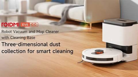 ROIDMI EVE CC Robot Vacuum Cleaner (Automatic Dust Collection, 2-in-1 Vacuuming Mopping)