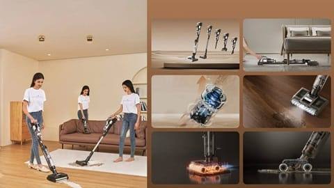 JIMMY PW11 Pro Max 5-in-1 Cordless Vacuum & Washer (460W Power, Double Cleaning, Hot Air Fast Dry)