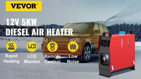 VEVOR 5KW Diesel Air Heater (All in One withRemote Control and LCD Switch)
