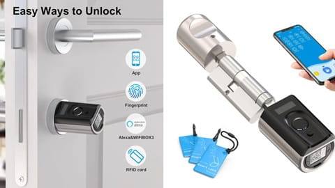 WELOCK Smart Lock Cylinder ToucA51 Fingerprint Door Lock