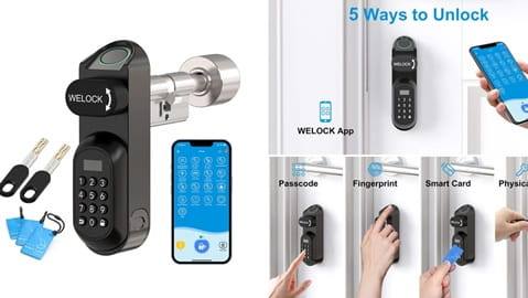 Έξυπνη κλειδαριά WELOCK Smart Lock U81 Electronic Door Lock Cylinder