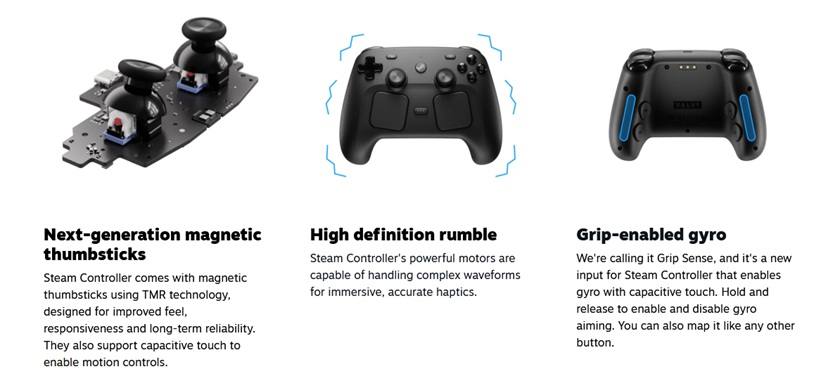 Steam Controller Input Features