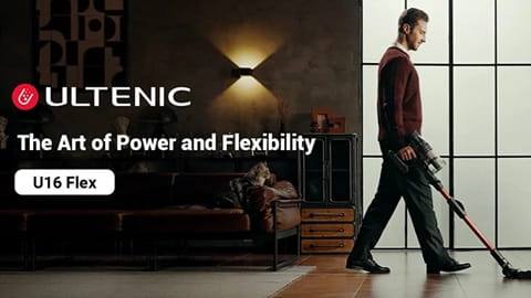 Ultenic U16 Flex Cordless Vacuum Cleaner (45000Pa Suction, 60mins Runtime, GreenEye Technology)